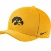Nike Men's Gold Iowa Hawkeyes Classic99 Swoosh Performance Flex Hat