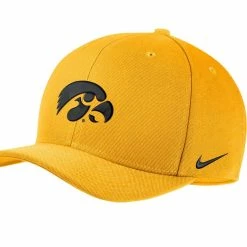 Nike Sales 13 Nike Men's Gold Iowa Hawkeyes Classic99 Swoosh Performance Flex Hat