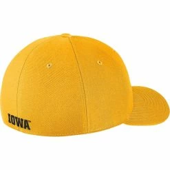Nike Men's Gold Iowa Hawkeyes Classic99 Swoosh Performance Flex Hat -Nike Sales DSCO1158093373 1853 ALT2