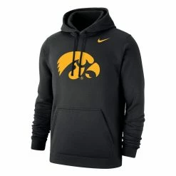 Nike Men's Black Iowa Hawkeyes Logo Club Pullover Hoodie -Nike Sales DSCO1158971708 1007 ALT2