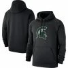 Nike Men's Black Michigan State Spartans Logo Club Pullover Hoodie