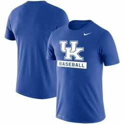 Nike Men's Heathered Royal Kentucky Wildcats Baseball Logo Stack Legend Performance T-Shirt