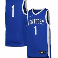 Nike Youth #1 Royal Kentucky Wildcats Icon Replica Basketball Jersey